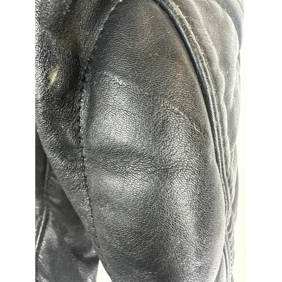 Vintage Hein Gericke x Harley Davidson Leather Motorcycle Jacket Double Zipper - Picture 10 of 16